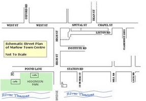 schematic street map
